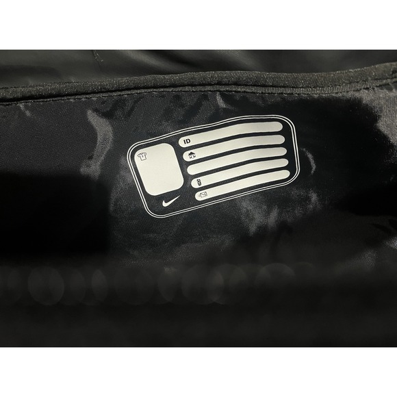 Nike Baseball Bat Bag Black White Swoosh‎ With Handles Storage Carrier - Picture 12 of 14
